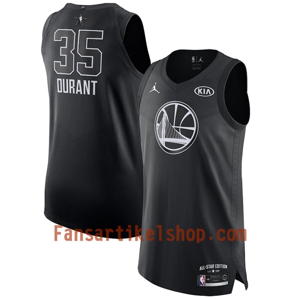 NBA Golden State Warriors Trikot Kevin Durant 35 2018 All-Star Jordan Brand Schwarz Swingman - Herren NBA Golden State Warriors Trikot Kevin Durant 35 2018 All-Star Jordan Brand Schwarz Swingman - Herren